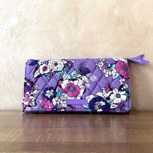 Vera Bradley RFID Wallet Crossbody in Enchanted Garden